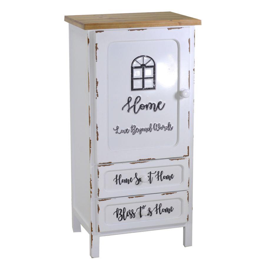 Mobile breslavia 1 anta + 2 cassetti cm 50x38h100