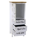 Mobile breslavia 1 anta + 3 cassetti cm 50x38h120