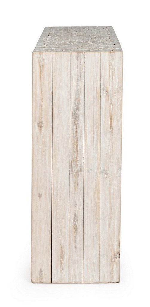 Mobile consolle legno bianco Ermitas
