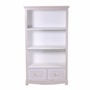 Mobile lubecca libreria 3 piani+2 cassetti cm 72x37h130
