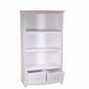 Mobile lubecca libreria 3 piani+2 cassetti cm 72x37h130