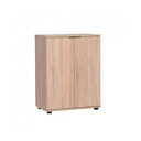 Mobile scarpiera multiuso 2 ante ripiani sonoma 60x34xh.78 cm(SHC220SN1)