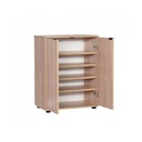 Mobile scarpiera multiuso 2 ante ripiani sonoma 60x34xh.78 cm(SHC220SN1)