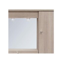 Mobile specchiera da bagno olmo 2 ante con ribalta h.61x93x14 cm Iperbriko