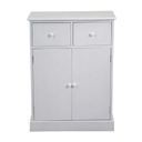 Mobiletto Eleonora bianco 2 ante + 2 cassetti cm 60x30h80