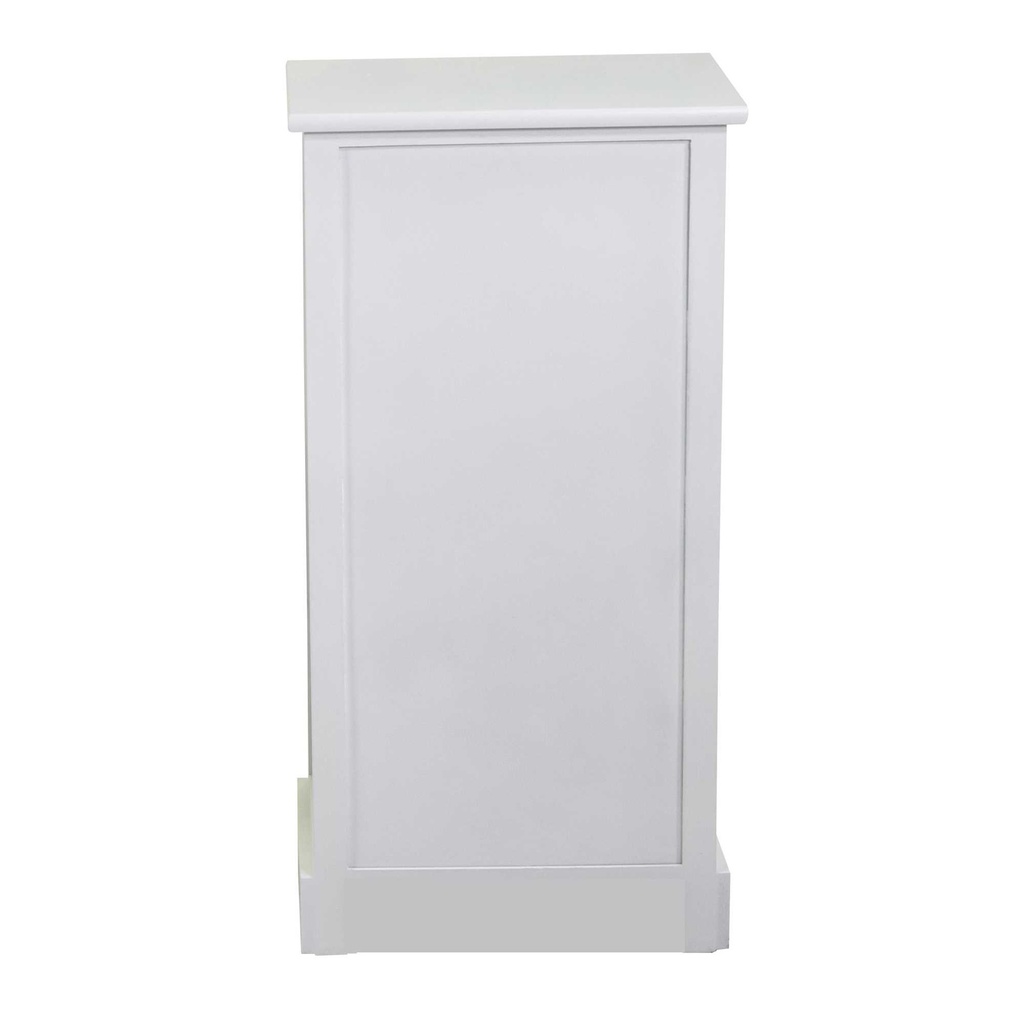 Mobiletto Eleonora cassettiera bianco 4cassetti cm 38x28h75