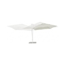 Ombrellone Eden bianco- naturale 300x400xh260 cm iperbriko