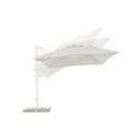 Ombrellone Eden bianco- naturale 300x400xh260 cm iperbriko