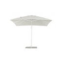 Ombrellone Eden con braccio bianco-legno naturale 3x3 m iperbriko
