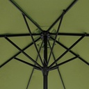 Ombrellone Kalife 3 metri Olive Iperbriko