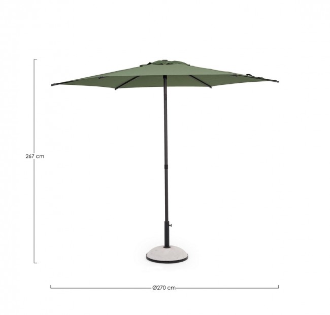 Ombrellone Samba C-Snodo 2.7M Antr-Olive