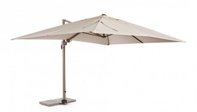 Ombrellone a braccio Saragozza in alluminio 3x4 cm iperbriko