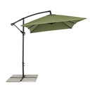 Ombrellone a braccio Texas 2x3 cm antracite-olive