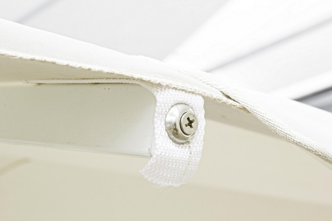 Ombrellone alluminio bianco grigio chiaro Alghero
