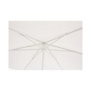 Ombrellone da esterno Delfi bianco Bizzotto cm 270 iperbriko