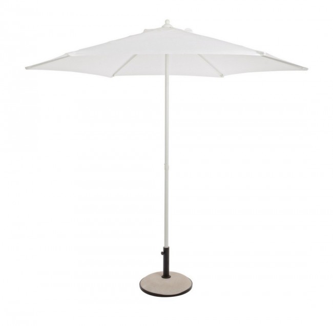Ombrellone da esterno Delfi bianco Bizzotto cm 270 iperbriko