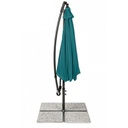 Ombrellone da giardino con braccio a 360°Texas cm 300x h260 Antracite-Pavone iperbriko
