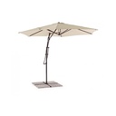 Ombrellone da giardino con braccio diametro 300x h253 cm SORRENTO Antracite-Natural iperbriko