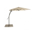 Ombrellone da giardino con braccio diametro 300x h253 cm SORRENTO Antracite-Natural iperbriko