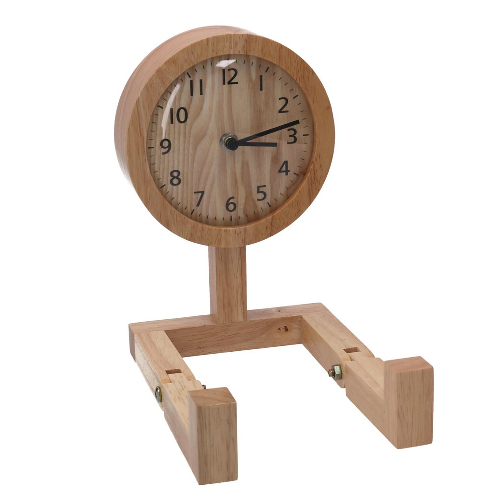Orologio legno naturale cm 15x22