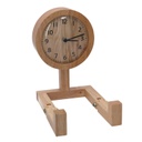 Orologio legno naturale cm 15x22