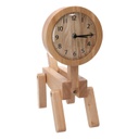 Orologio legno naturale cm 25x12h34