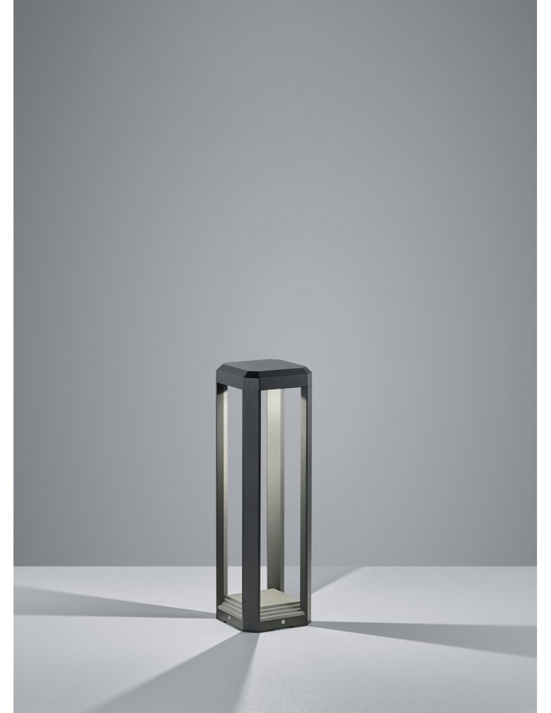 Paletto Basso Led per Esterno Logone Antracite IP65 Trio Lighting