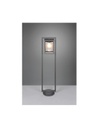 Palo Alto Lanterna Cilindro Vetro Lunga Antracite IP44 Sensore Crepuscolare Trio Lighting