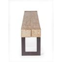 Panca industriale urban Garrett legno acciaio