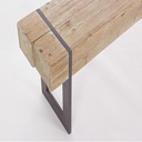 Panca industriale urban Garrett legno acciaio