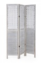Paravento 3 ante Hole bianco antico 120x170 cm