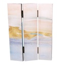 Paravento stampa astratto azzurro 3 ante rettangolare cm 120,6x2,5xh180,6x2,5xh180