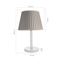 Lampada da tavolo Piray ASZ1277 vetro bianco