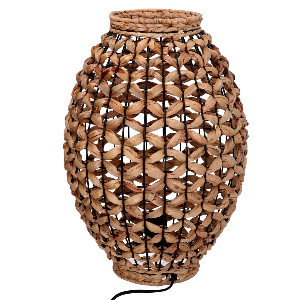 Lampada rattan naturale con attacco cm ø25h35