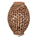 Lampada rattan naturale con attacco cm ø25h35