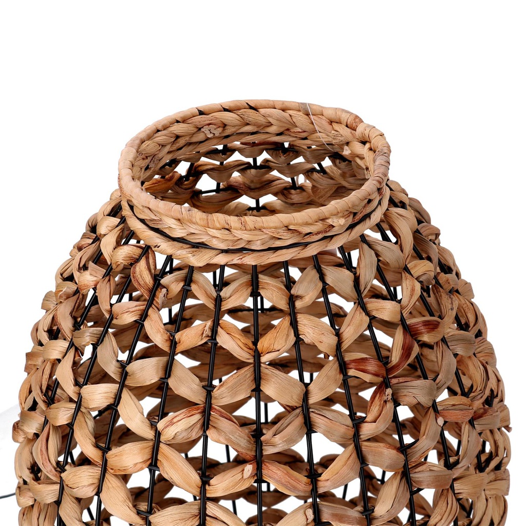 Lampada rattan naturale con attacco cm ø25h35