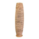 Lampada rattan naturale da terra con attacco cm ø31h119