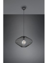 Lampadario Sospensione Gabbia Metallo Nero Cobain Trio Lighting