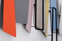 2x Decorazione Parete Mondrian 80.5X35