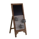 Lavagna in legno con portatutto