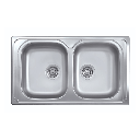 Lavello 86x50 2 vasche SA322 EFFEZ