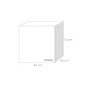 Pensile per cucina Bianco Frassinato Cm 60x32xH 72 1 anta