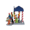 Lemax Santa Claws &amp; Paws Set Of 3 - Set di 3 Babbo Natale Artigli e Zampe per villaggio di Natale