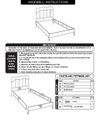 Letto metallo bianco singolo cm 90 x h 200