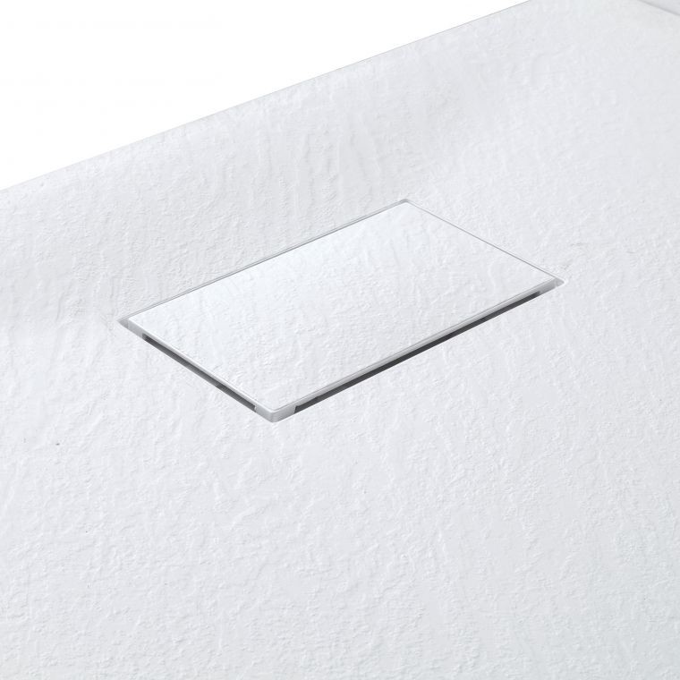 Piatto Doccia Bianco Effetto Pietra 70x100x h2,8 cm