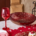 Piatto a Servizio Fondo 30x7 cm Vetro Rosso