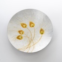 Piatto decorativo bianco 65x65x1 cm