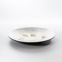 Piatto decorativo bianco 65x65x1 cm