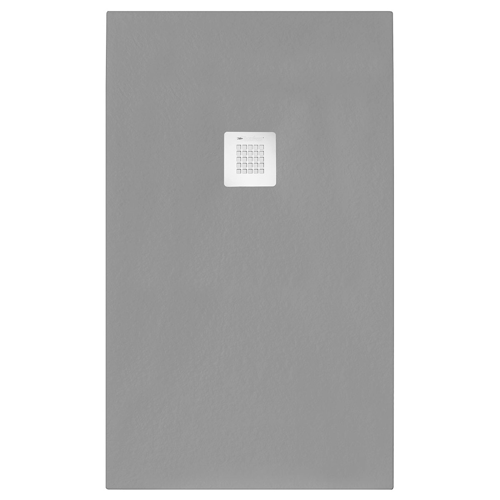 Piatto doccia Emotion Serenity rettangolare grigio 80x100 cm