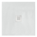 Piatto doccia Serenity Quadrato Grigio 7037 - 90x90 cm